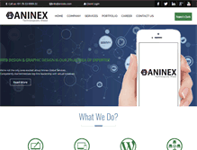 Tablet Screenshot of aninex.com